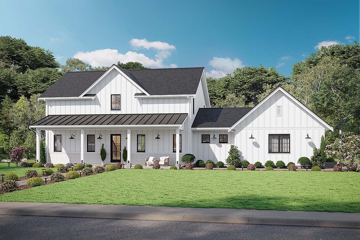 House Plan 42959 Elevation