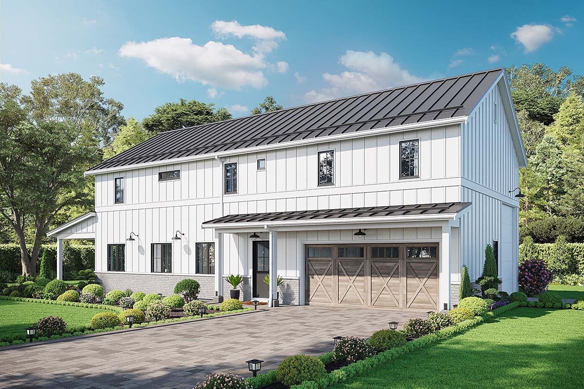 House Plan 42960 Elevation