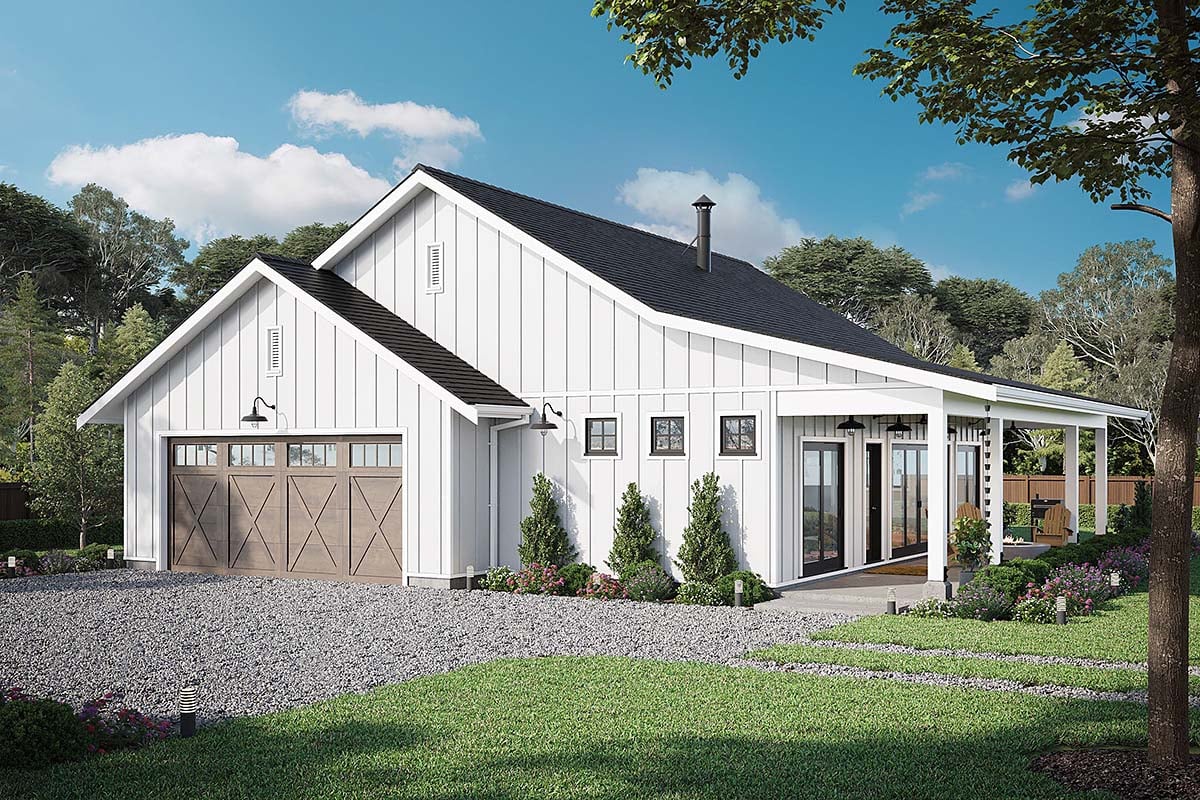 House Plan 42961 Elevation