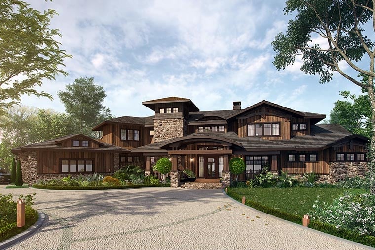 House Plan 43225 Elevation