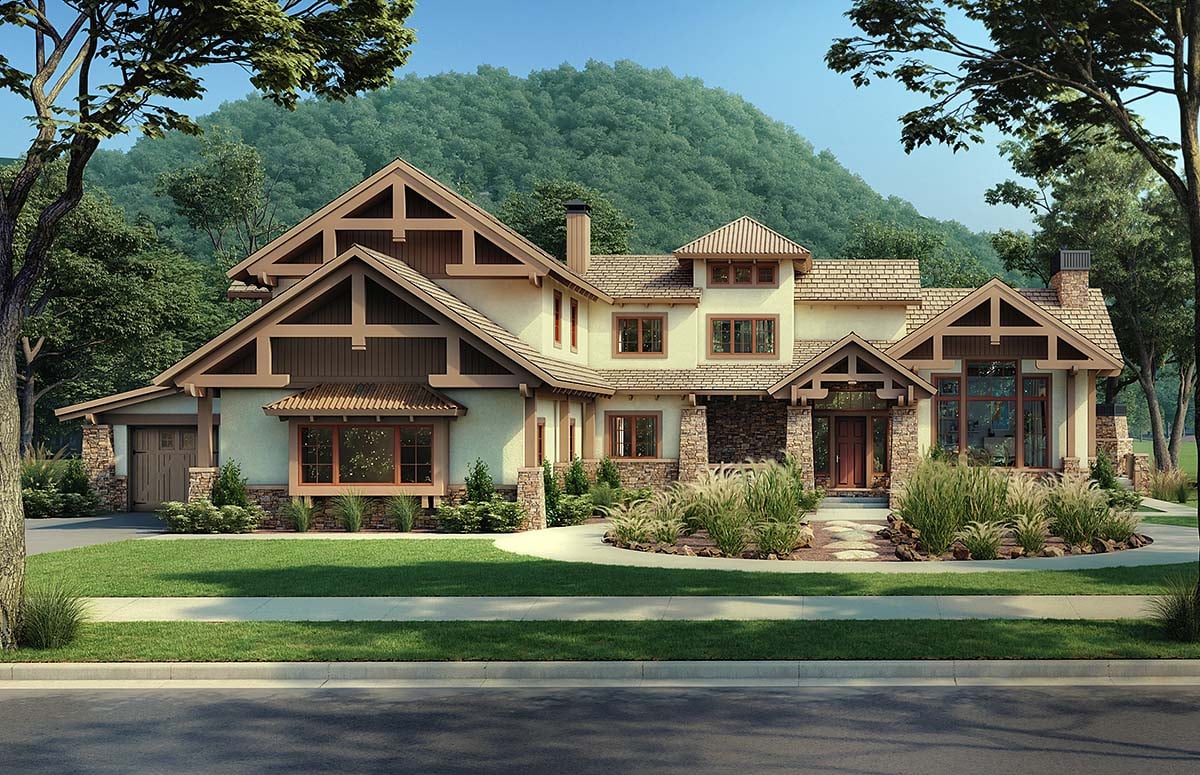 House Plan 43270 Elevation