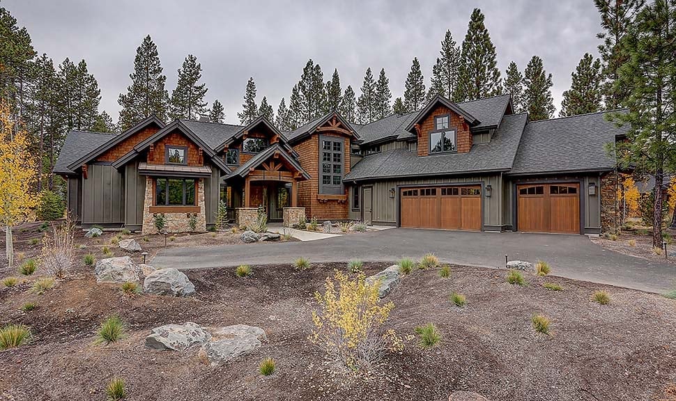 House Plan 43326 Elevation
