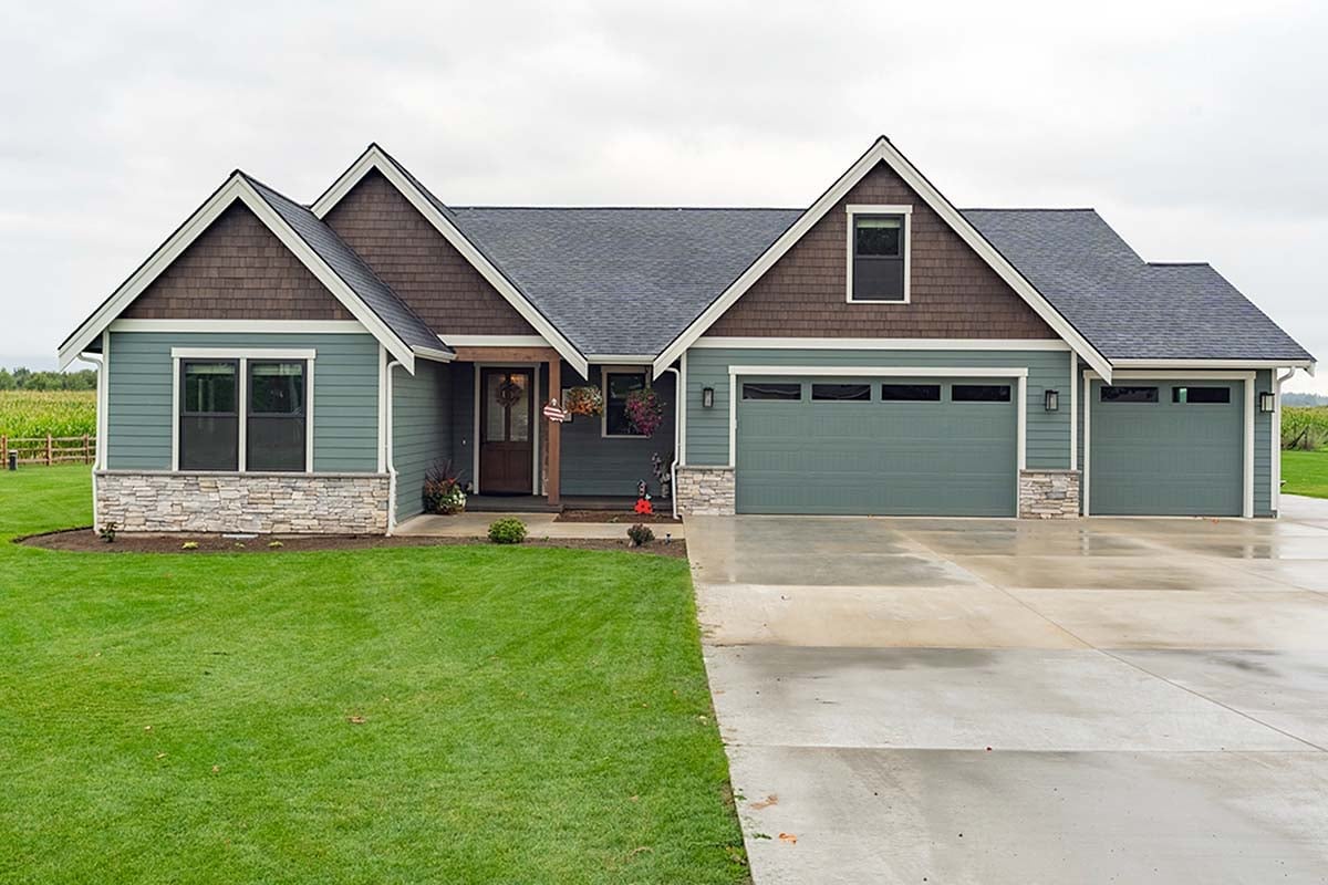 House Plan 43624 Elevation