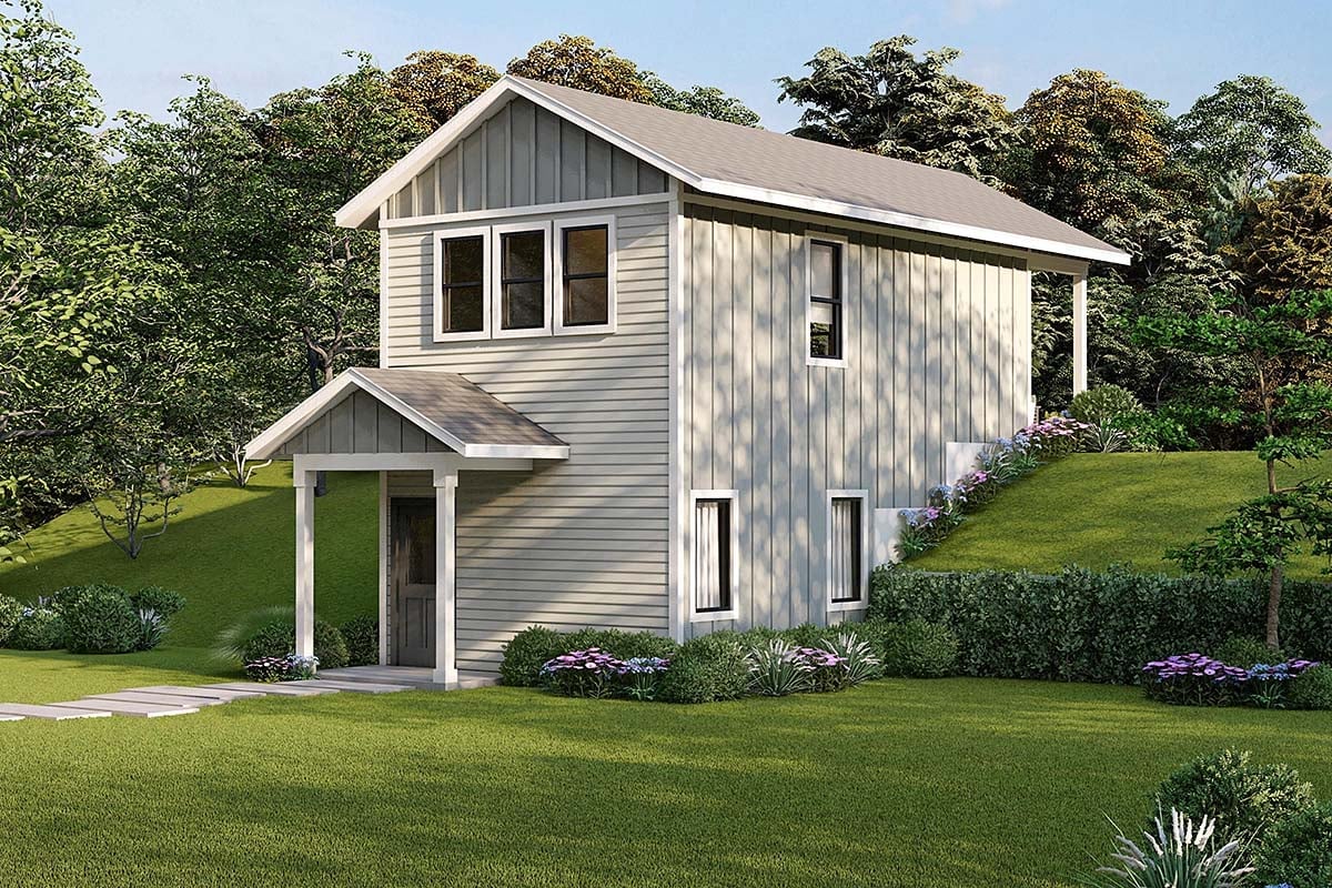 House Plan 43773 Elevation