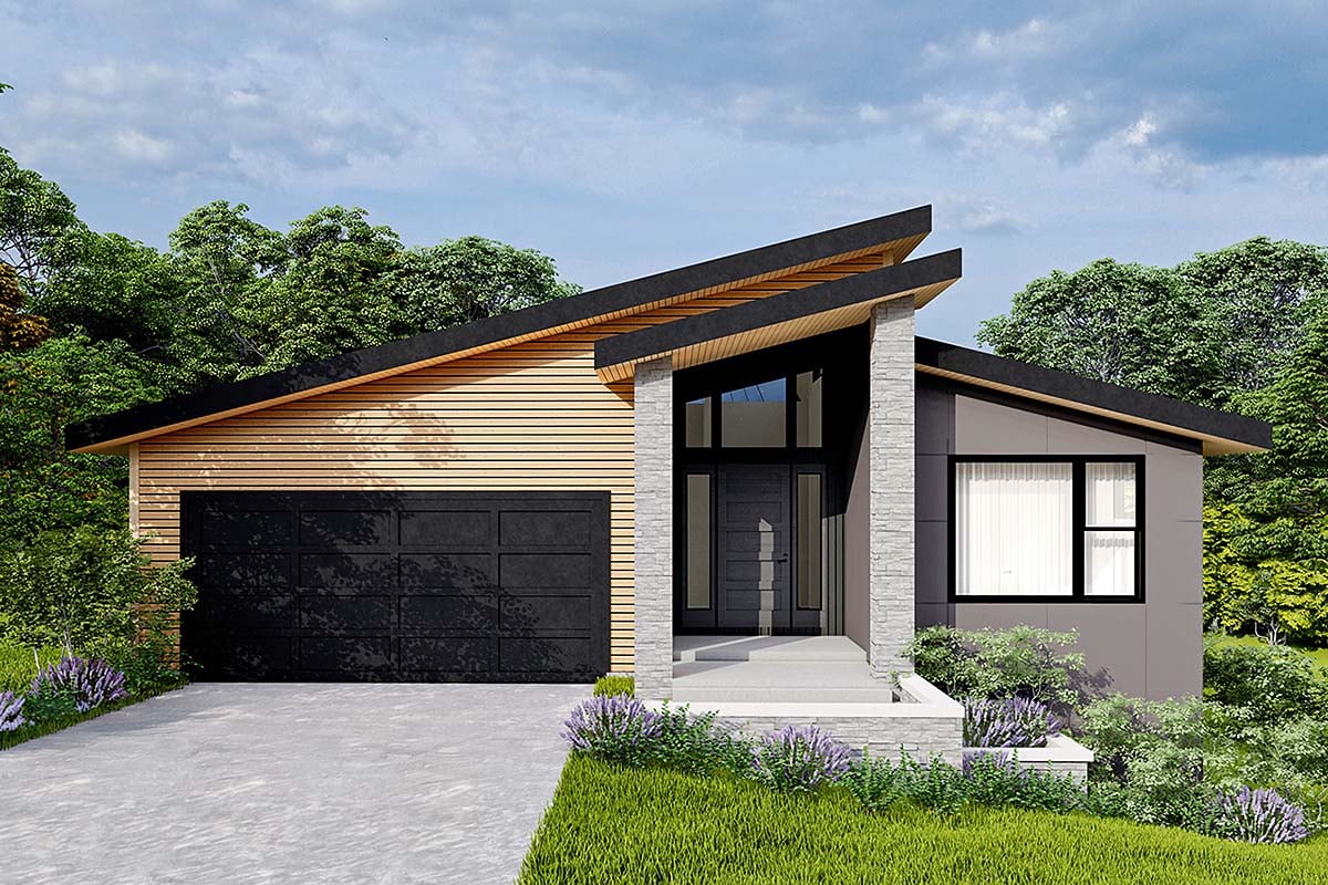House Plan 43785 Elevation