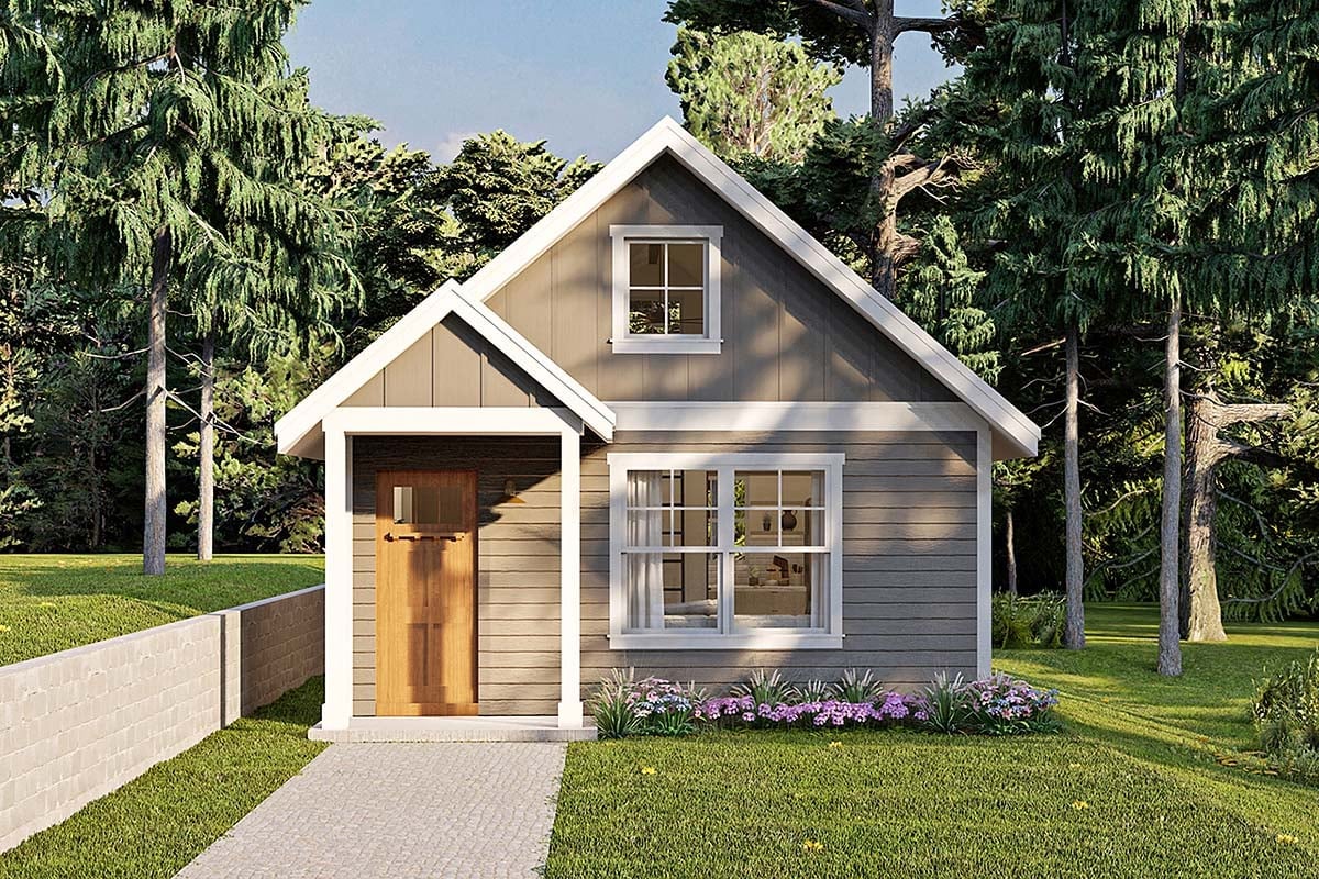 House Plan 43786 Elevation