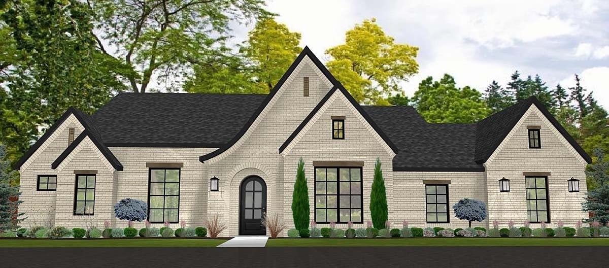 House Plan 43805 Elevation
