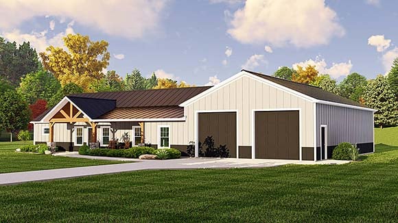 House Plan 43902 Elevation