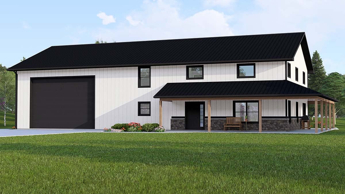 House Plan 43919 Elevation