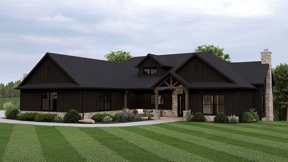 House Plan 43943 Elevation