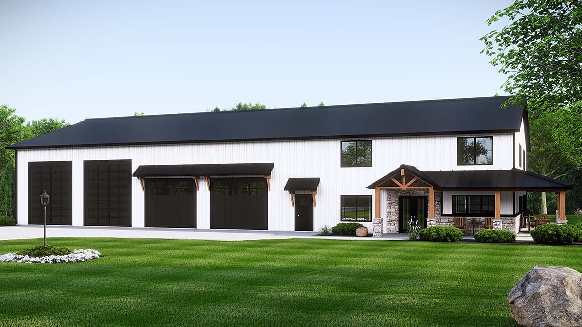 House Plan 43951 Elevation