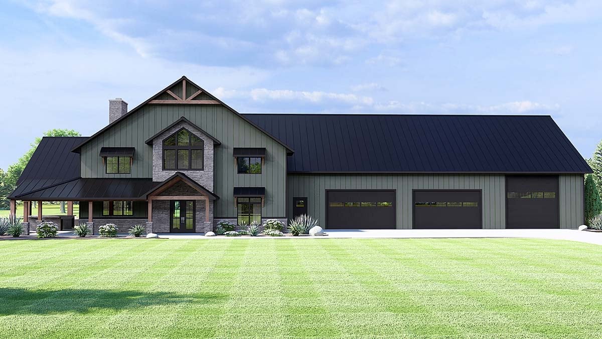 House Plan 43955 Elevation