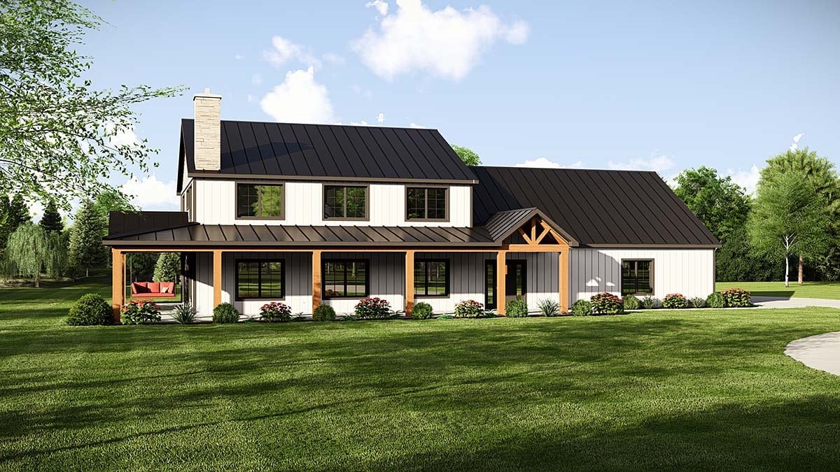 House Plan 43971 Elevation
