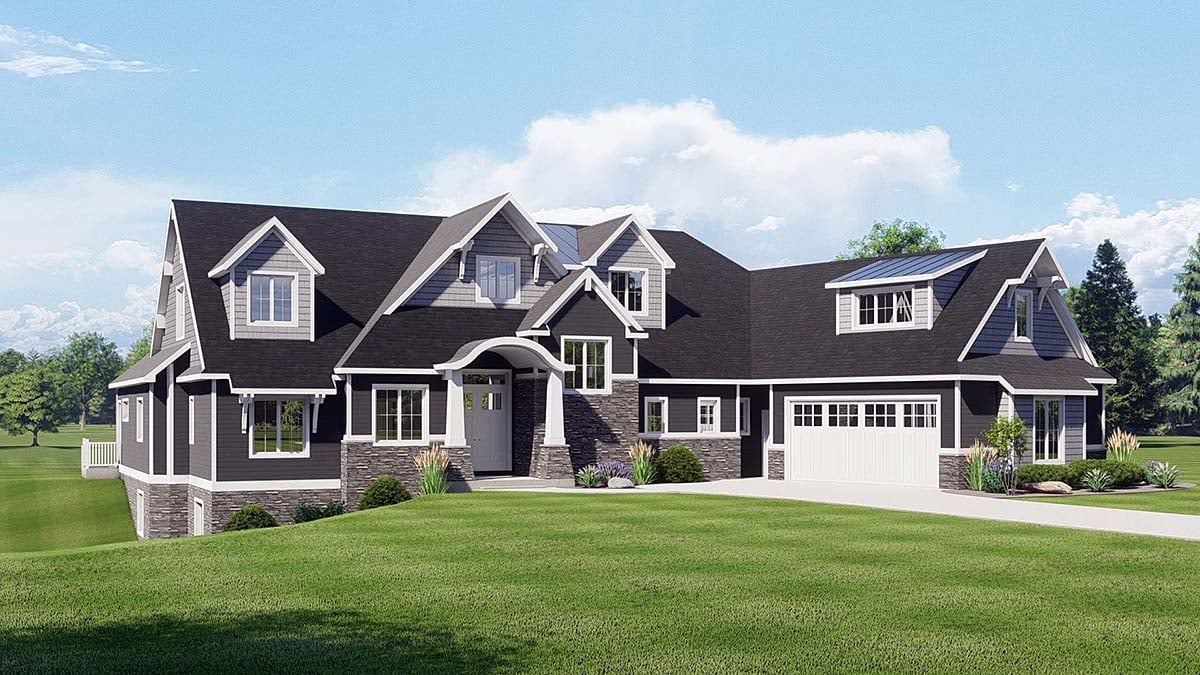 House Plan 43972 Elevation