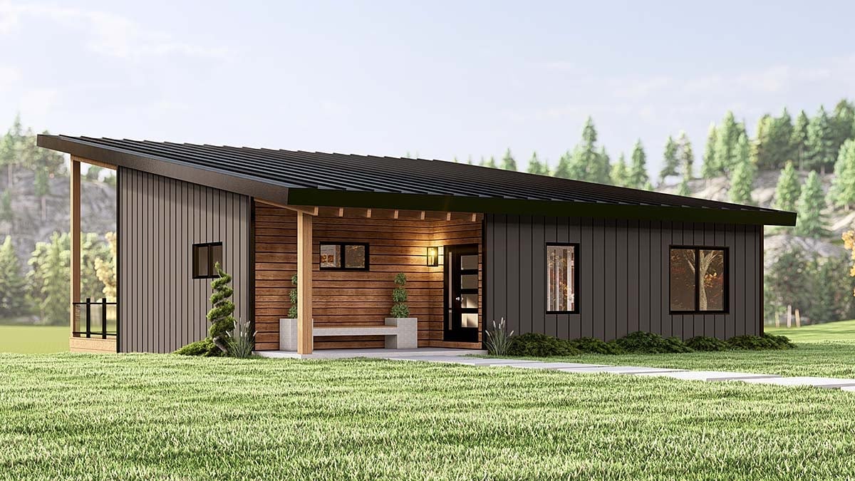 House Plan 43977 Elevation