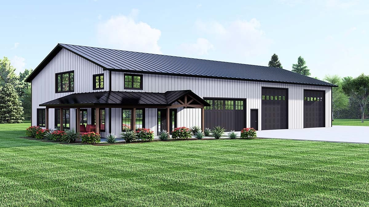 House Plan 43978 Elevation