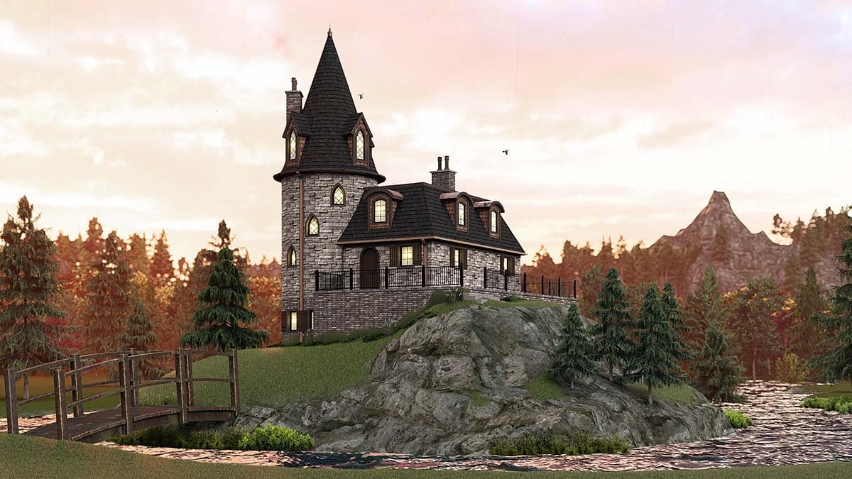 House Plan 43980 Elevation