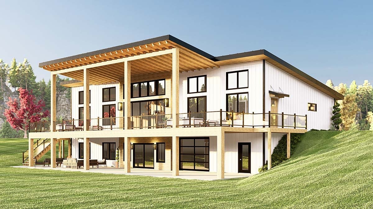 House Plan 43981 Elevation