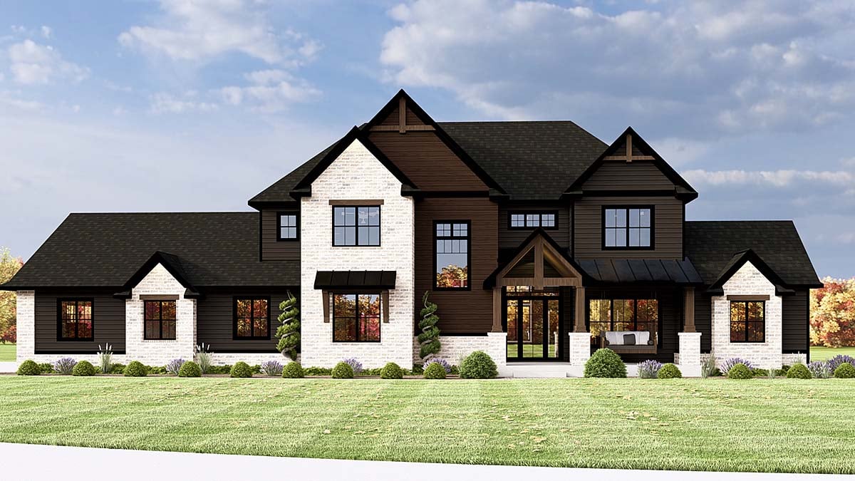 House Plan 43991 Elevation