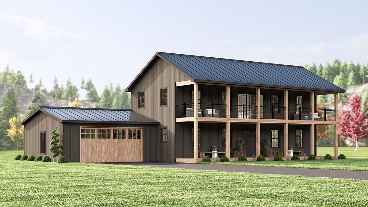 House Plan 43999 Elevation
