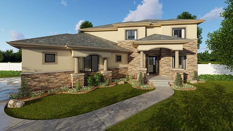 House Plan 44176 Elevation