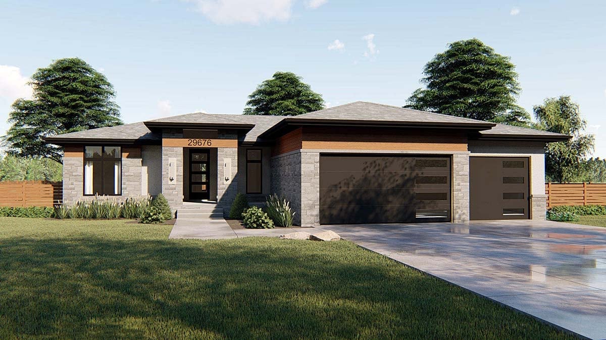 House Plan 44214 Elevation