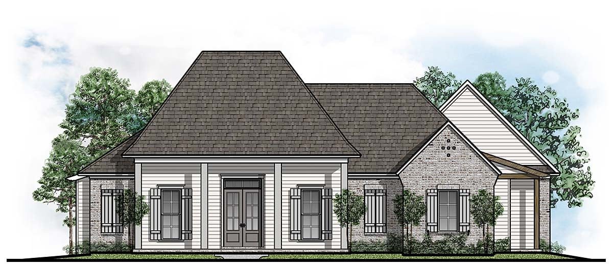 House Plan 44315 Elevation