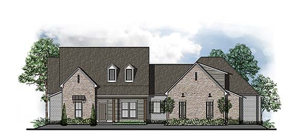 House Plan 44317 Elevation