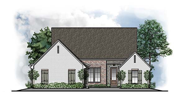 House Plan 44325 Elevation