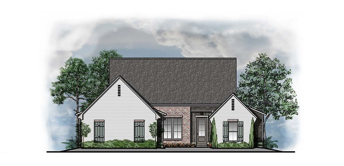 House Plan 44326 Elevation