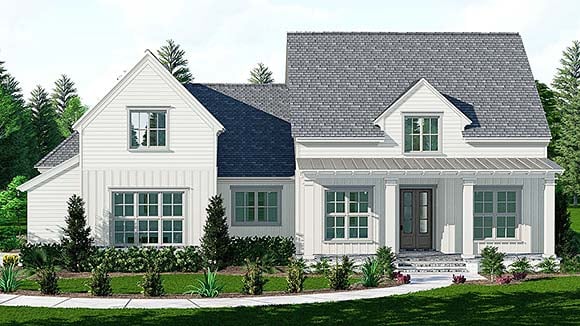House Plan 44328 Elevation