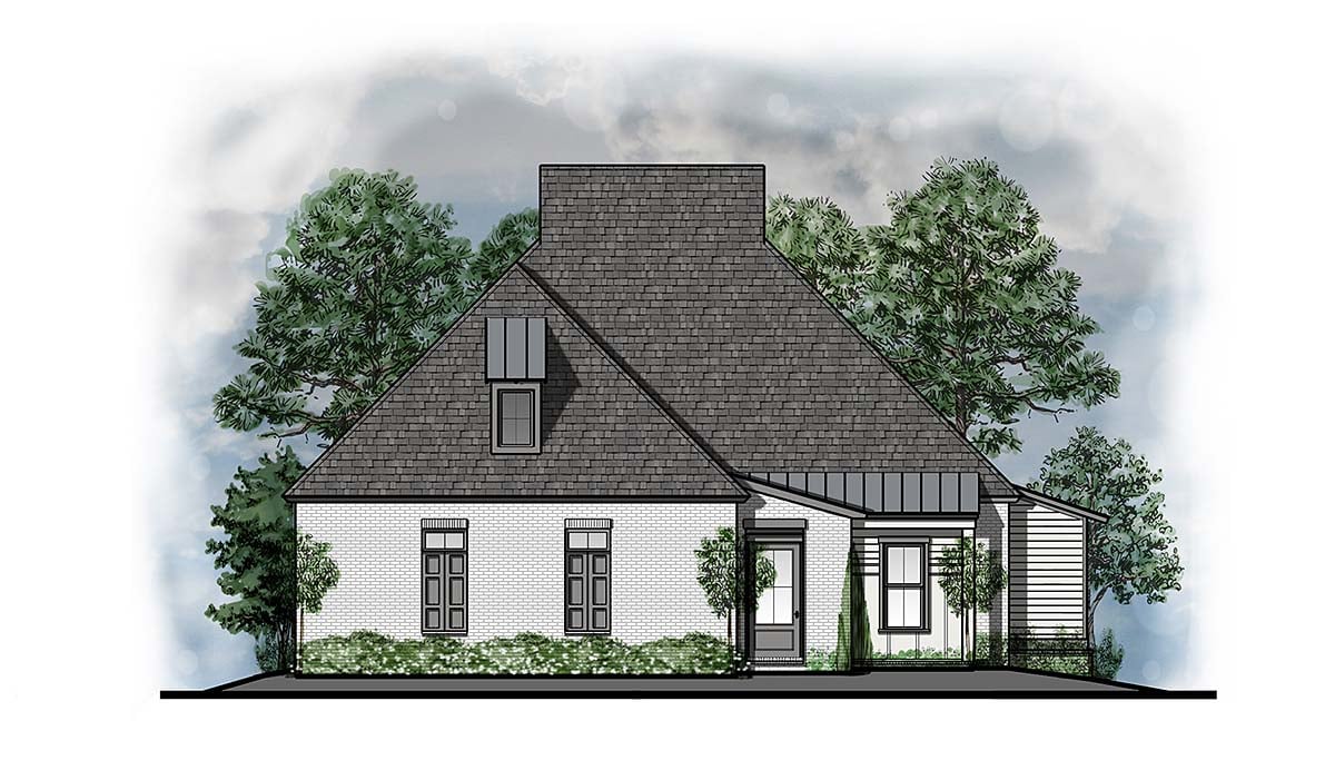House Plan 44332 Elevation
