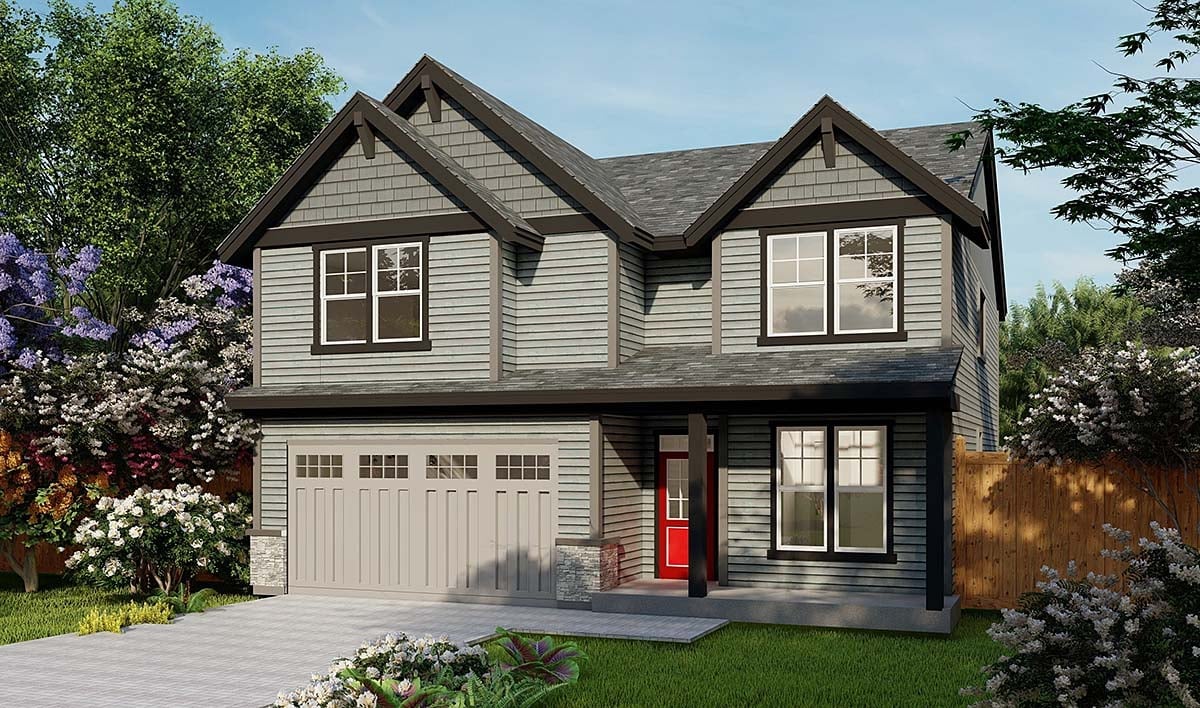 House Plan 44402 Elevation