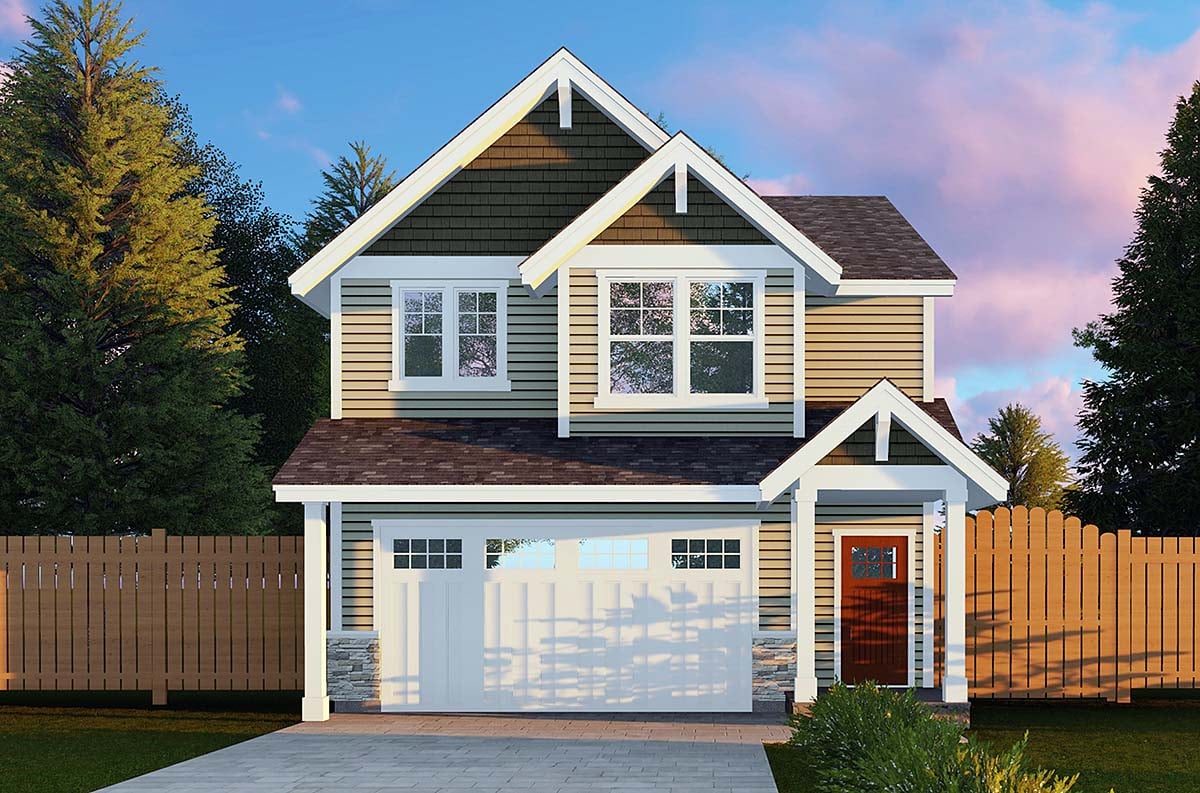 House Plan 44411 Elevation