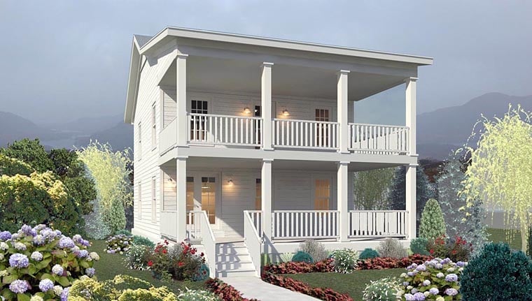 House Plan 44920 Elevation