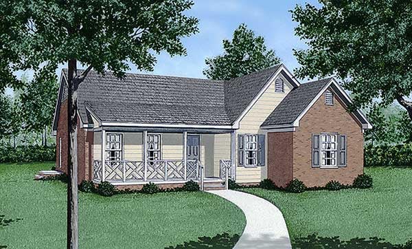 Plan 45248 | Traditional Style with 3 Bed, 2 Bath