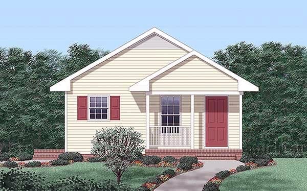 House Plan 45323 Elevation