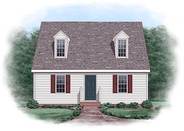 House Plan 45330 Elevation