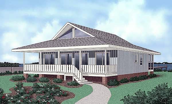 House Plan 45402 Elevation