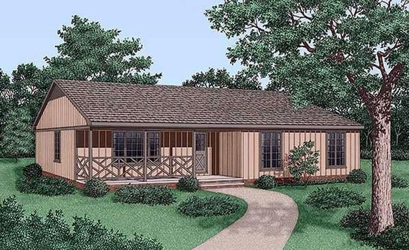 House Plan 45450 Elevation