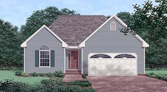 House Plan 45506 Elevation