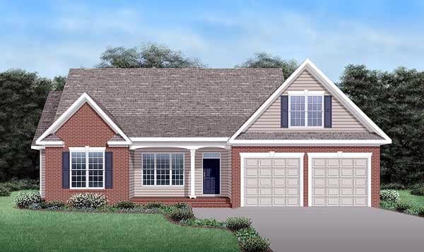 House Plan 45511 Elevation