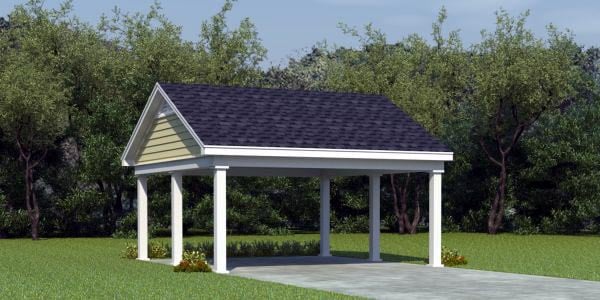 Garage Plan 45771 - 2 Car Garage Elevation