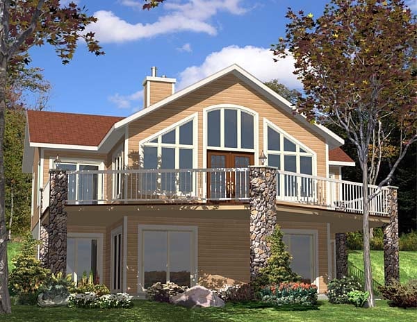 House Plan 48041 Elevation