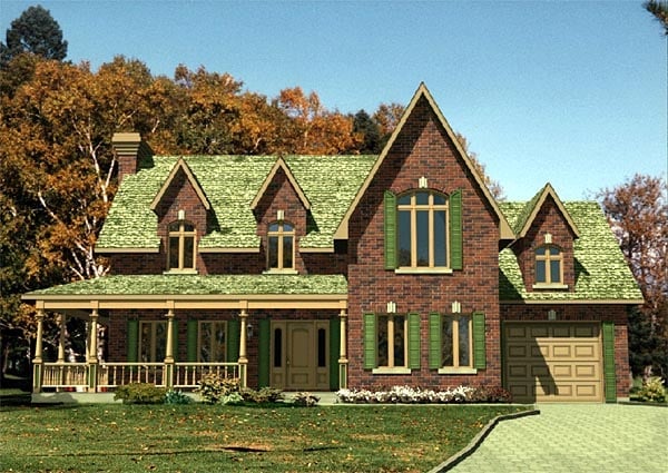 House Plan 48116 Elevation