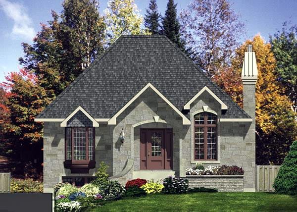House Plan 48123 Elevation