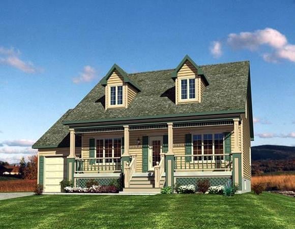 Cape Cod House Plans with Dormers