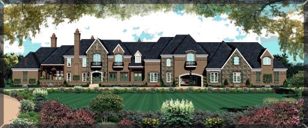 House Plan 48761 Elevation