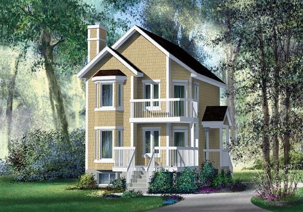 House Plan 49836 Elevation