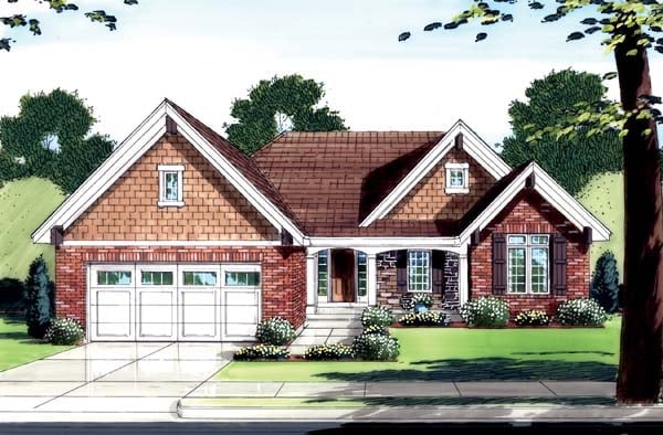 House Plan 50130 Elevation